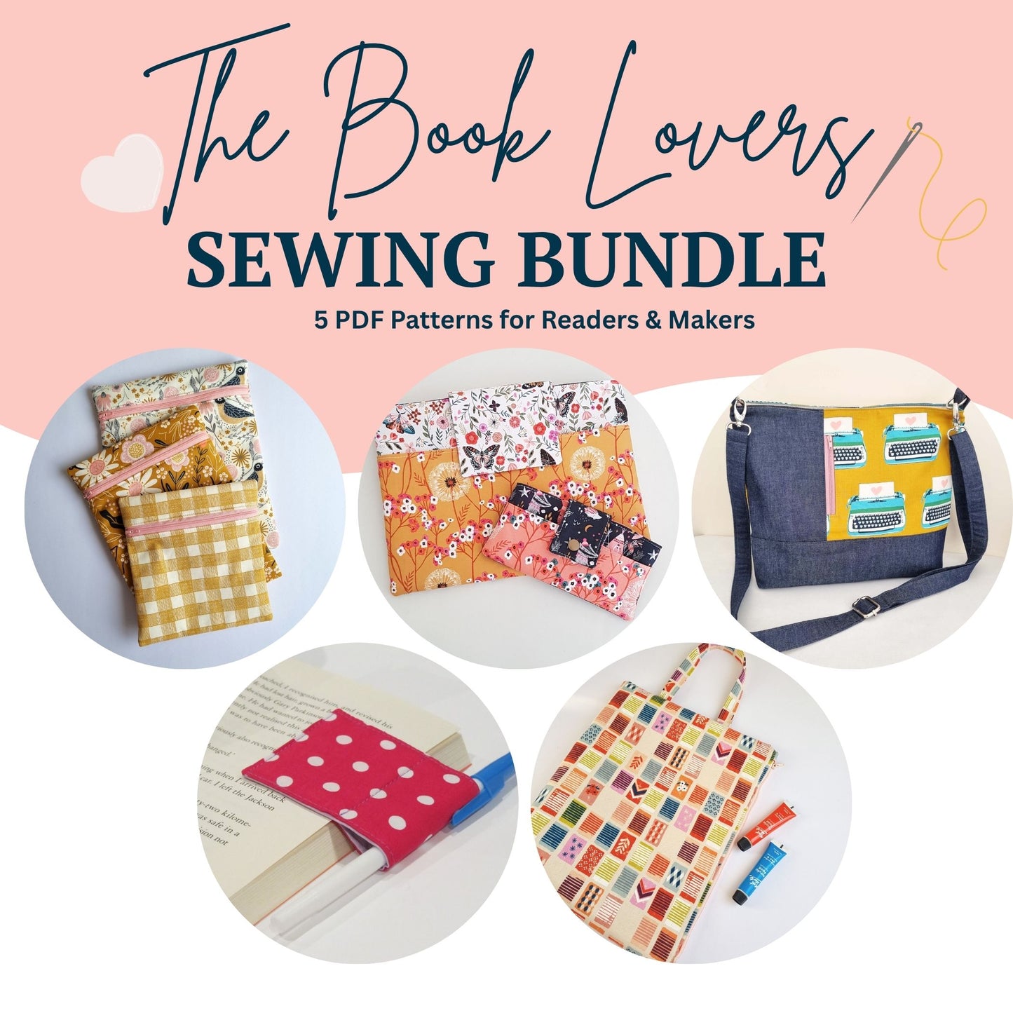 The Book Lovers Bundle - 5 Patterns included