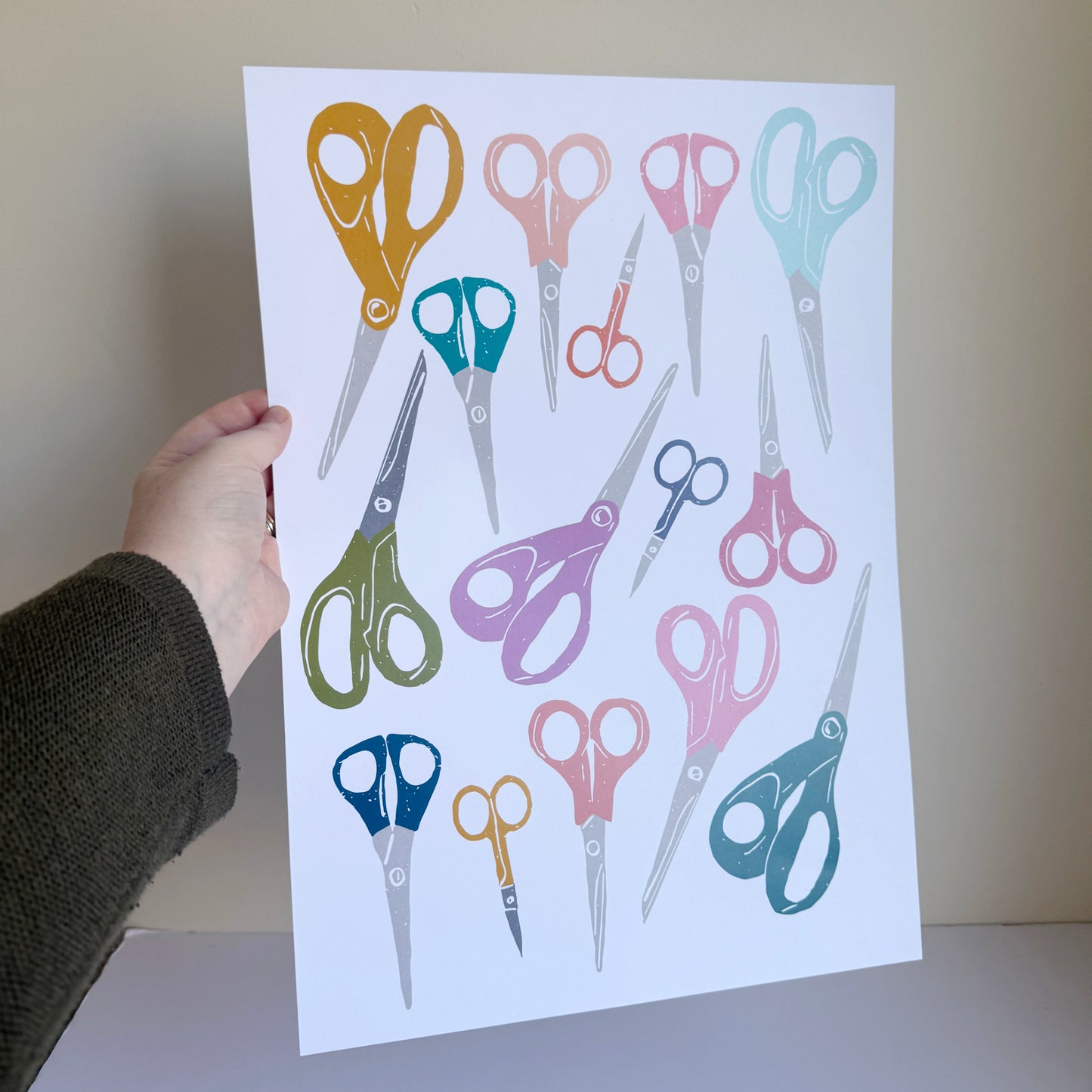 Crafty Scissors - Printable Wall art