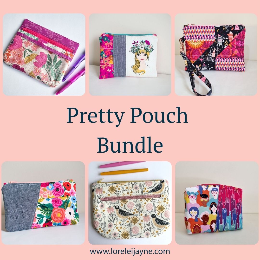 Pretty Pouch Bundle - 6 Patterns included