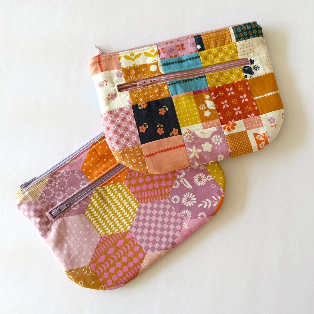 Patchwork Birdie Pouch