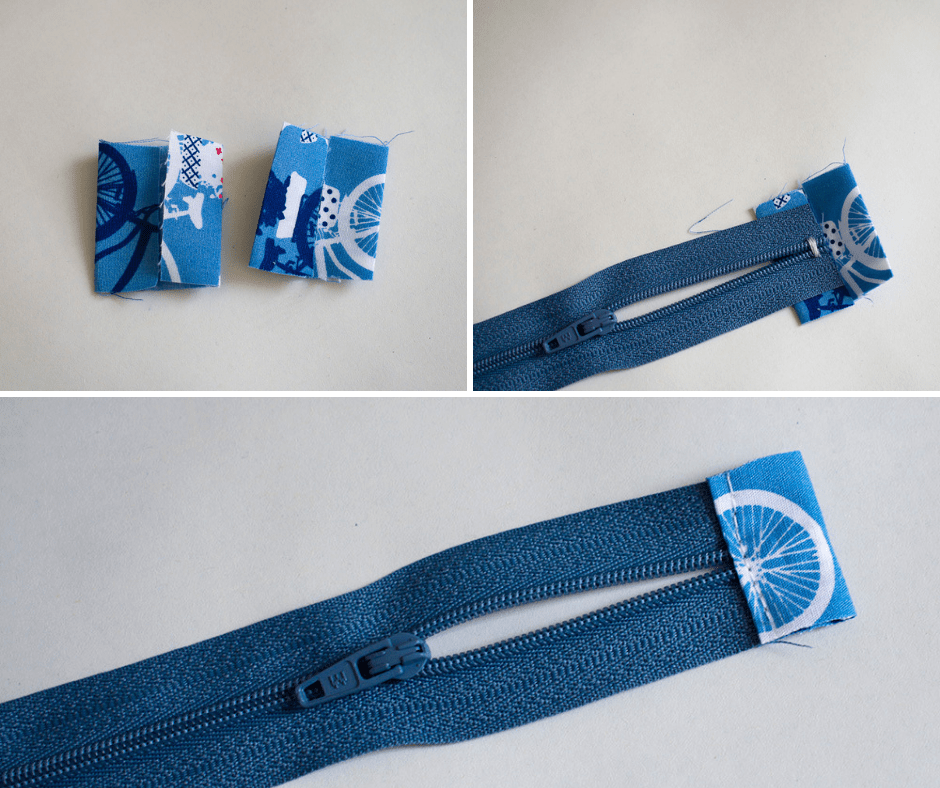 Add Zipper Tabs Sewing Tutorial - Lorelei Jayne