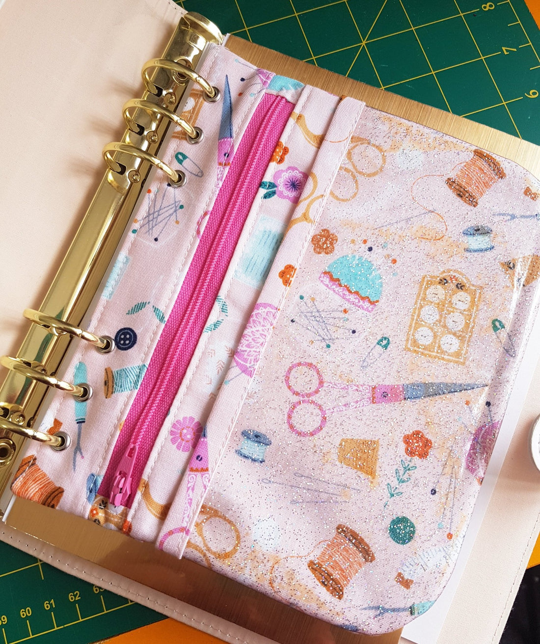 Cara Pouch Journal Eyelet Template - Lorelei Jayne