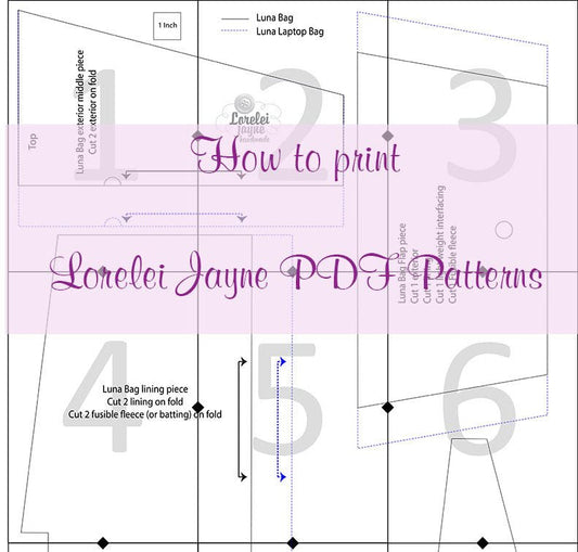 How to use Lorelei Jayne PDF Patterns - Lorelei Jayne