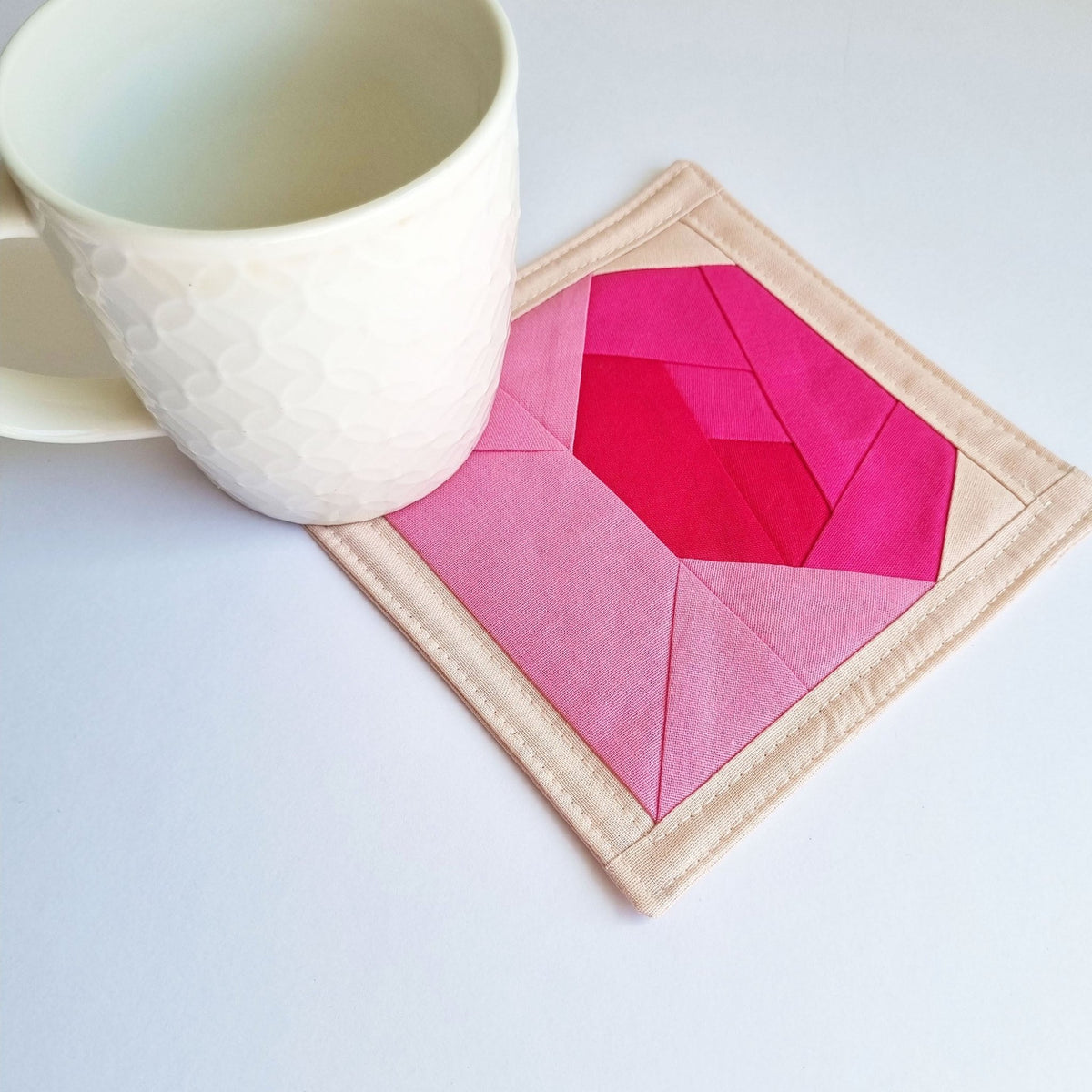 Valentines FPP Mug rug – Lorelei Jayne