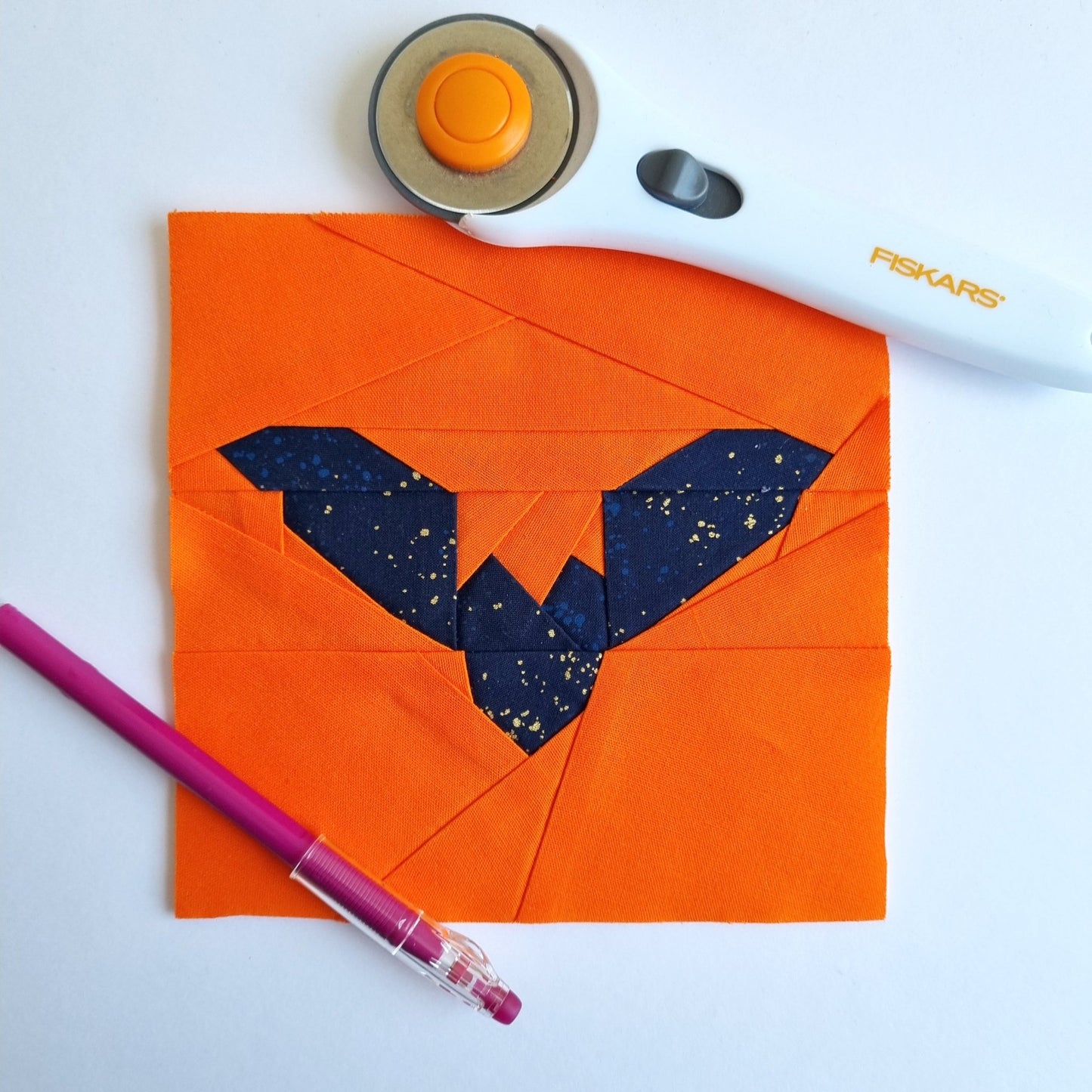 Bat Block FPP Sewing Pattern (PDF) - Lorelei Jayne