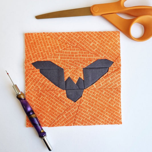 Bat Block FPP Sewing Pattern (PDF) - Lorelei Jayne