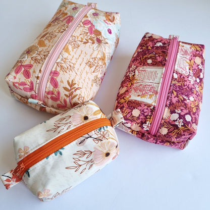 Boxy Pouch PDF Sewing Pattern with video tutorial - Lorelei Jayne