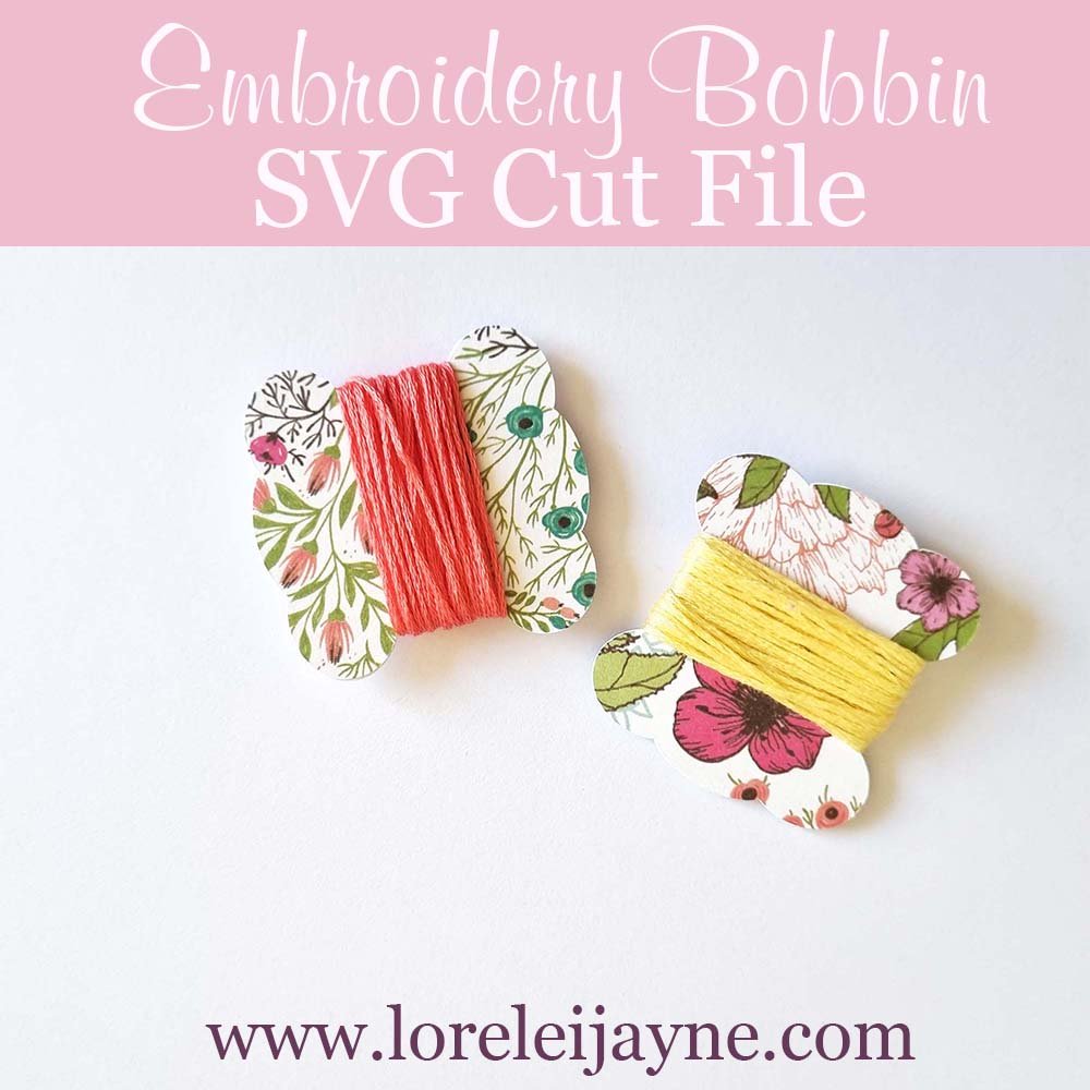 Bubble Embroidery Bobbin SVG Cut File and Printable. - Lorelei Jayne