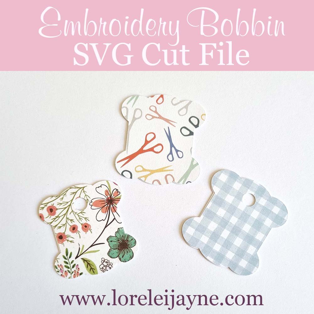 Bubble Embroidery Bobbin SVG Cut File and Printable. - Lorelei Jayne