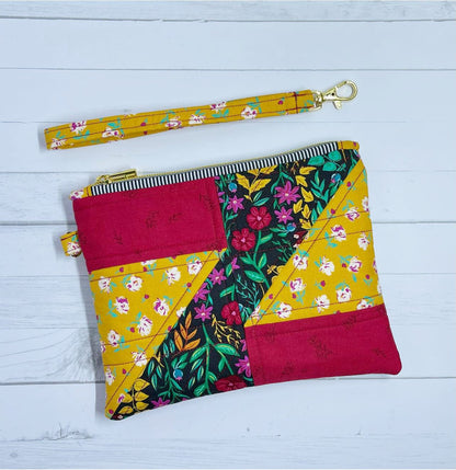 Demi Pouch PDF Sewing Pattern includes SVG file & Sew Along Video - Lorelei Jayne