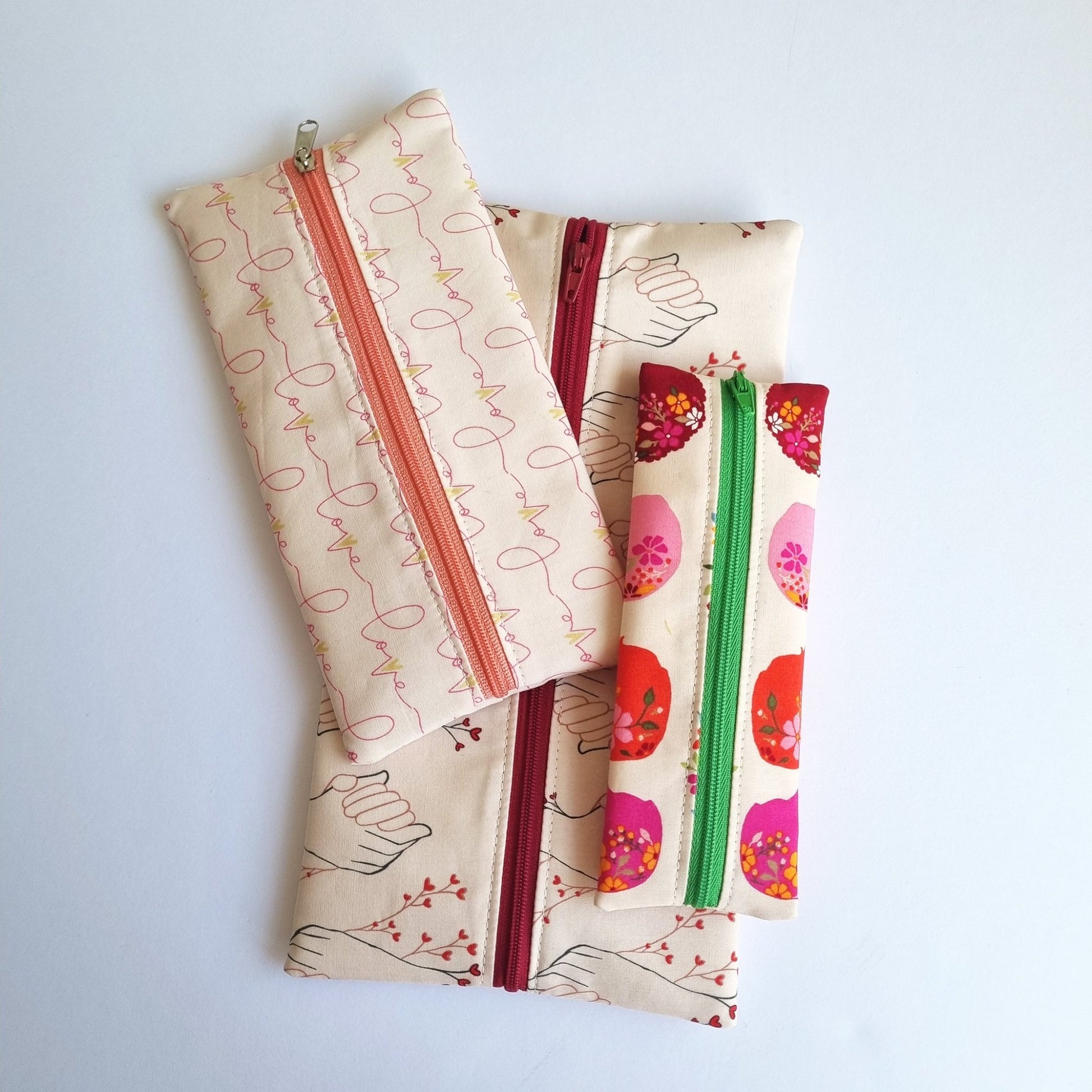 Flat Pencil Pouch PDF Sewing Pattern - Lorelei Jayne