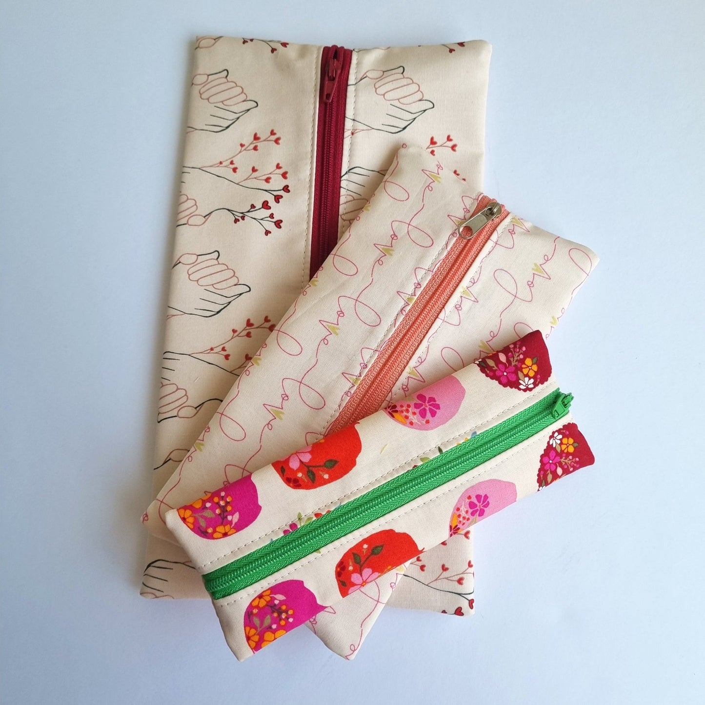 Flat Pencil Pouch PDF Sewing Pattern - Lorelei Jayne