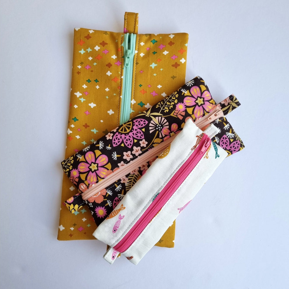 Flat Pencil Pouch PDF Sewing Pattern – Lorelei Jayne
