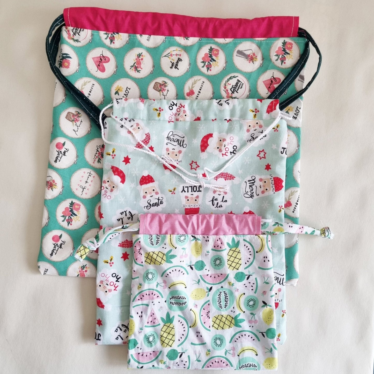 Gift Pouch PDF Sewing Pattern, 3 sizes included - Lorelei Jayne