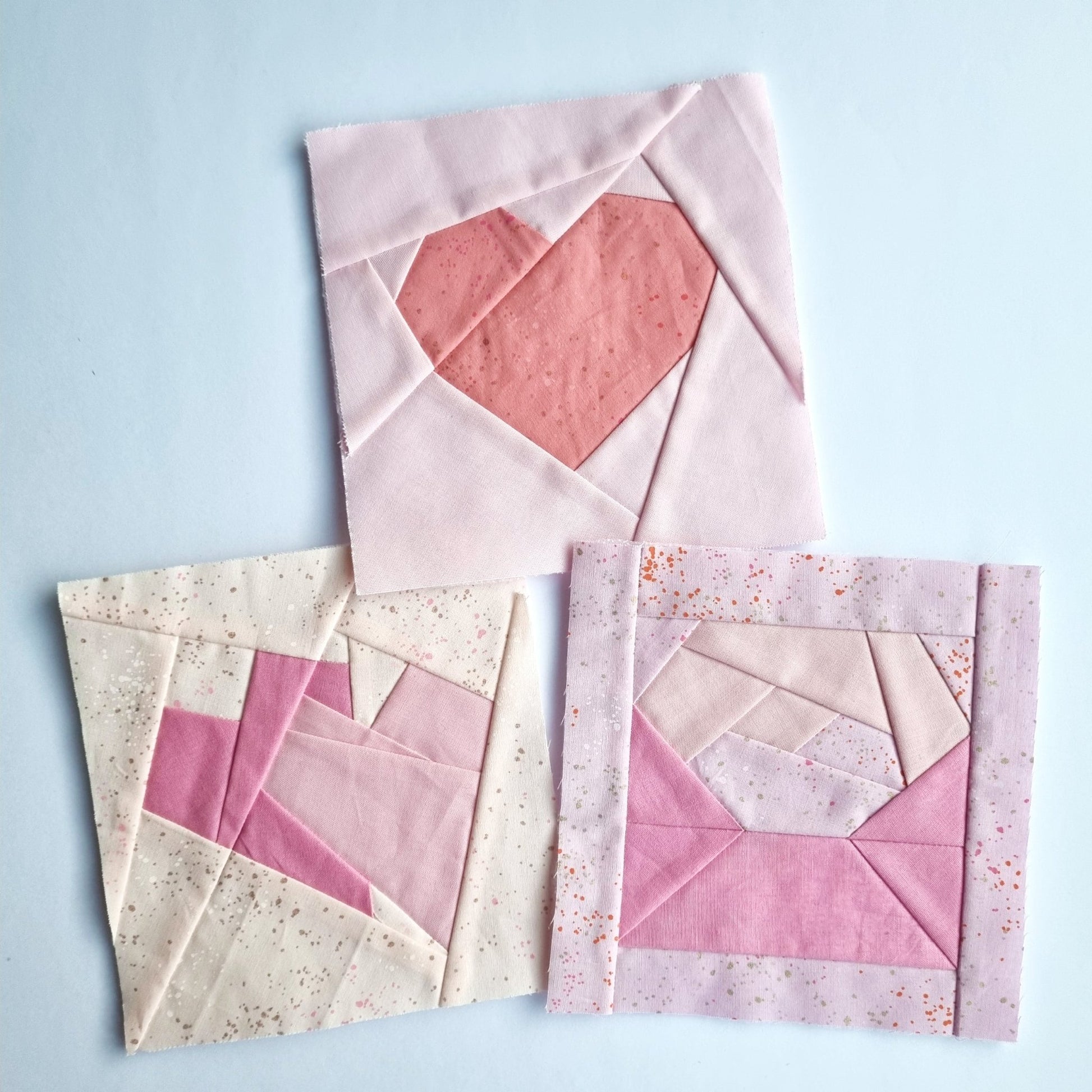 Heart Bundle Blocks FPP Sewing Patterns (PDF) - Lorelei Jayne