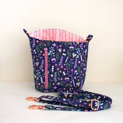 Kate bag PDF Sewing Pattern includes SVG file and sew along video - Lorelei Jayne