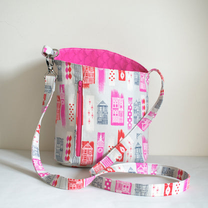 Kate bag PDF Sewing Pattern includes SVG file and sew along video - Lorelei Jayne