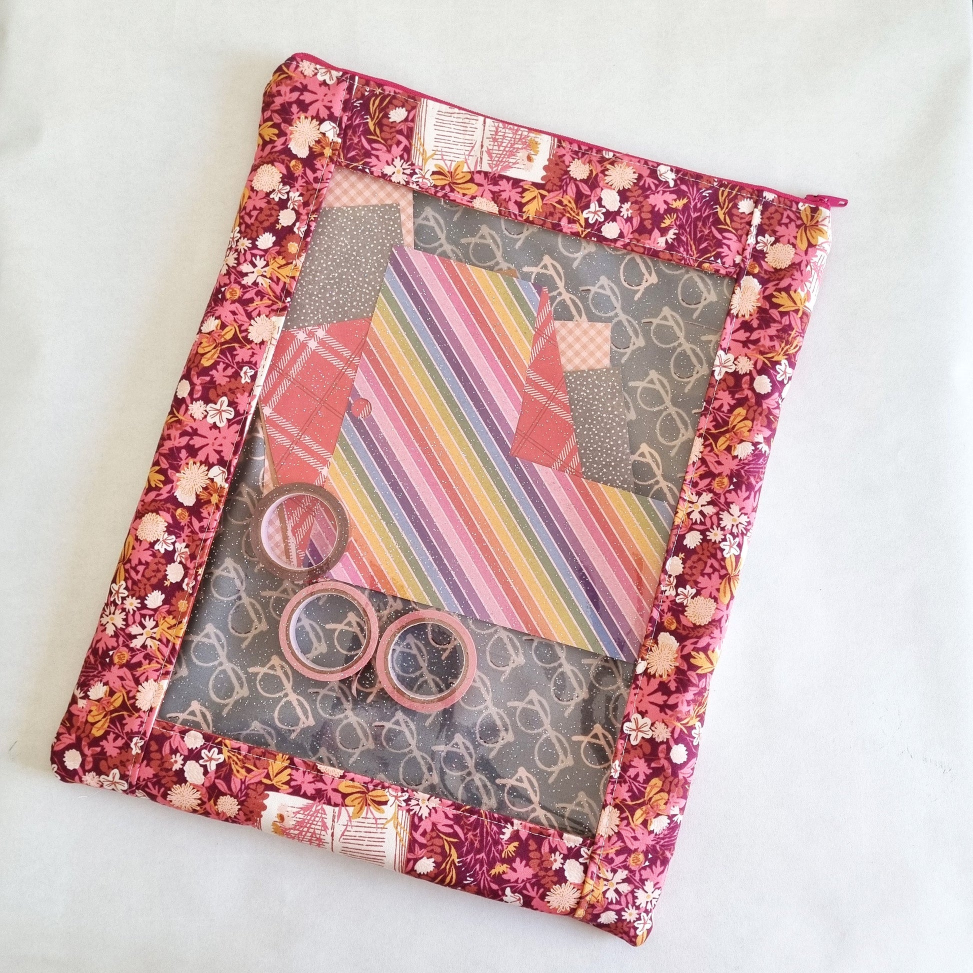 Kit Project Pouch PDF Sewing Pattern Includes Video link, SVG File & colouring page - Lorelei Jayne