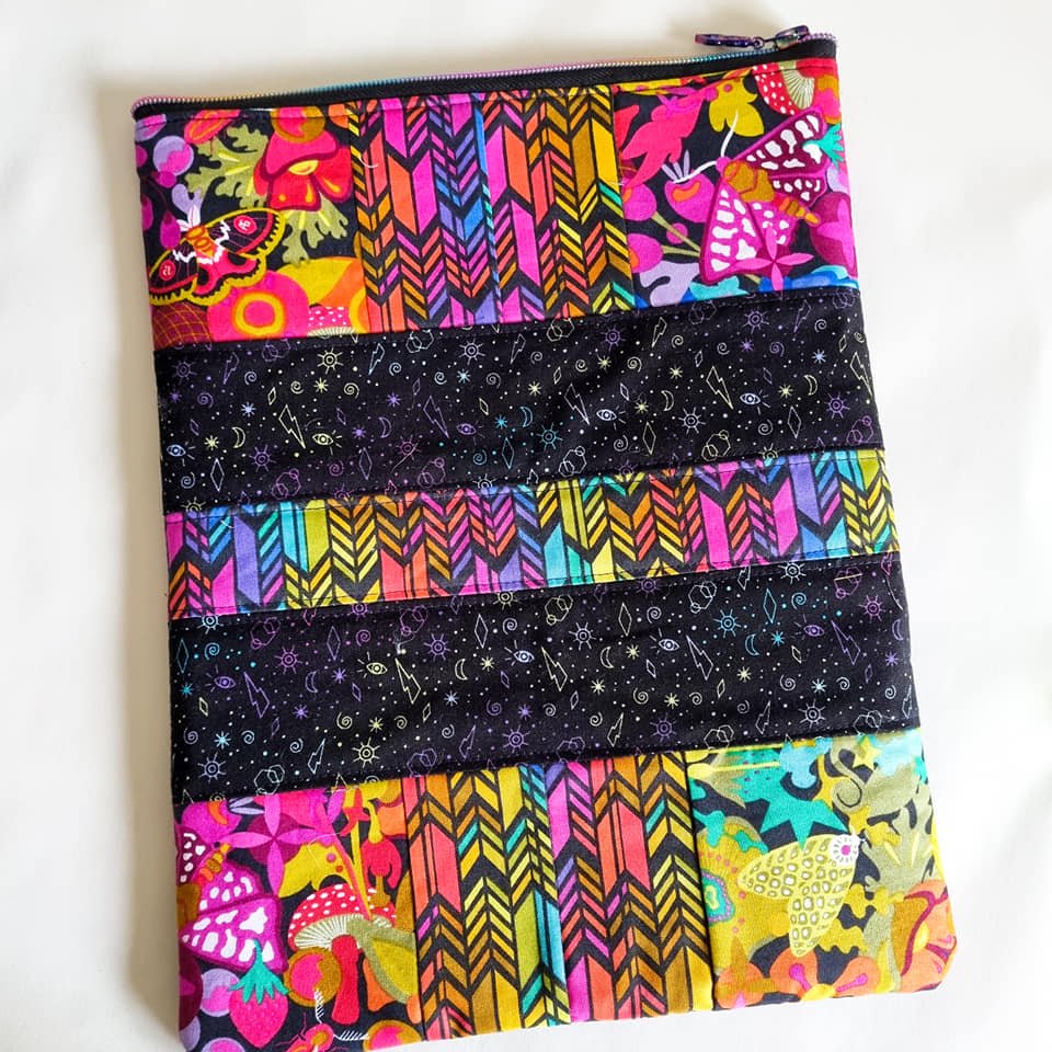 Kit Project Pouch PDF Sewing Pattern Includes Video link, SVG File & colouring page - Lorelei Jayne