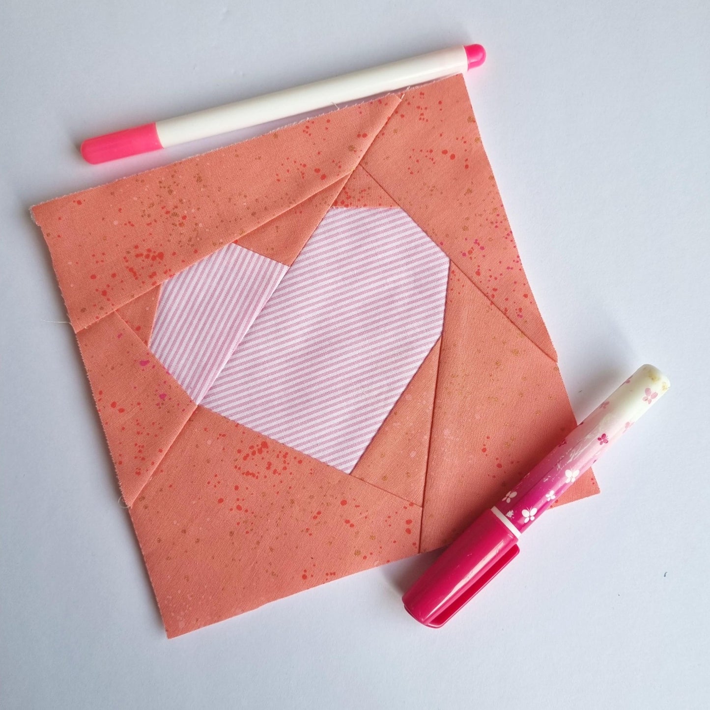 Love Heart Block FPP Sewing Pattern (PDF) - Lorelei Jayne