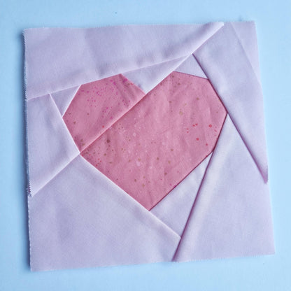 Love Heart Block FPP Sewing Pattern (PDF) - Lorelei Jayne