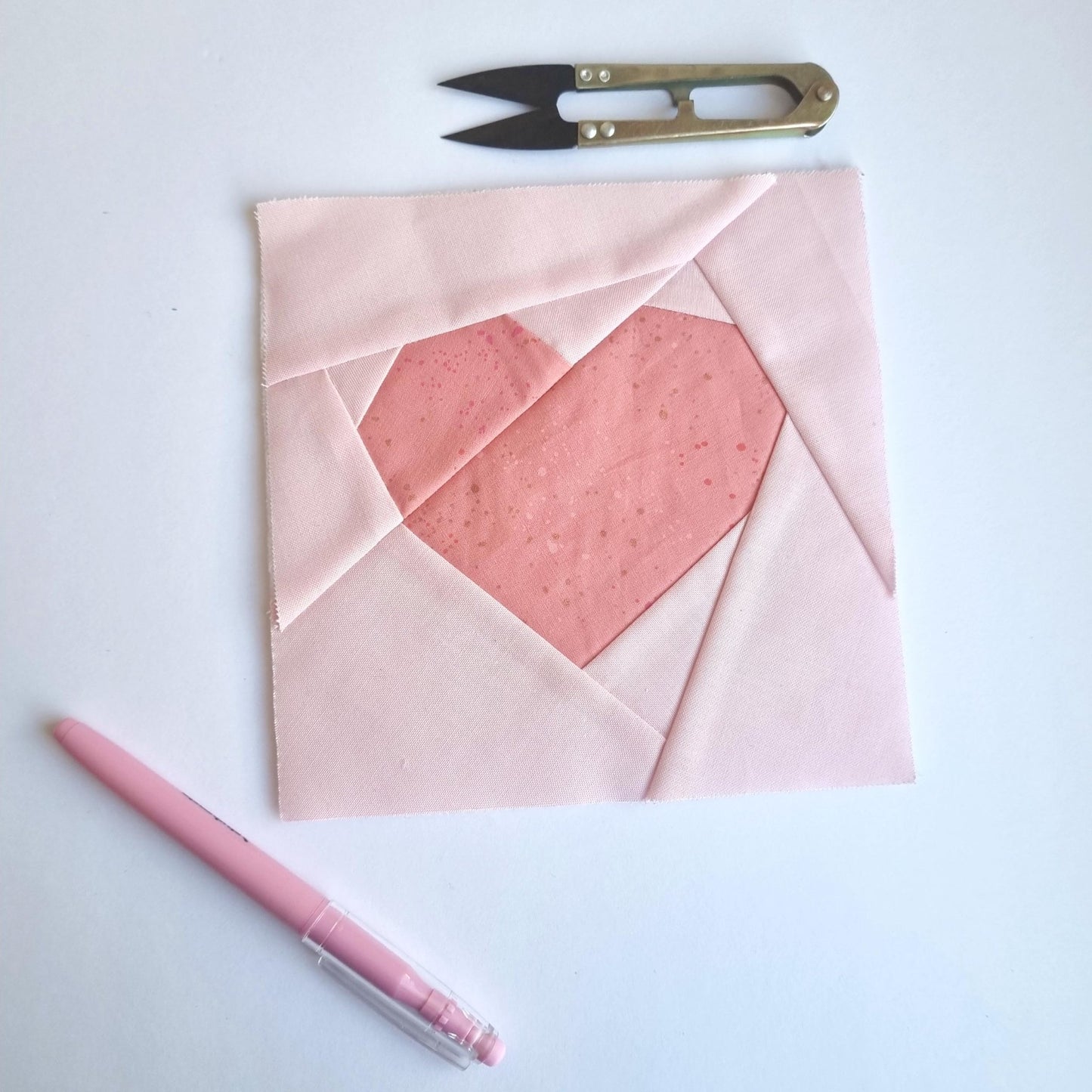 Love Heart Block FPP Sewing Pattern (PDF) - Lorelei Jayne