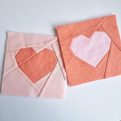 Love Heart Block FPP Sewing Pattern (PDF) - Lorelei Jayne