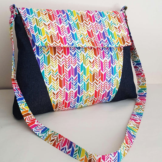 Luna Bag with Laptop Bag Size PDF Sewing Pattern - Lorelei Jayne