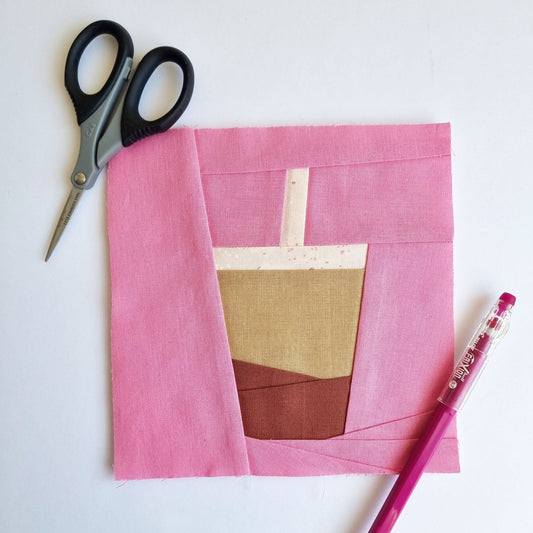 Milkshake Block FPP Sewing Pattern (PDF) - Lorelei Jayne