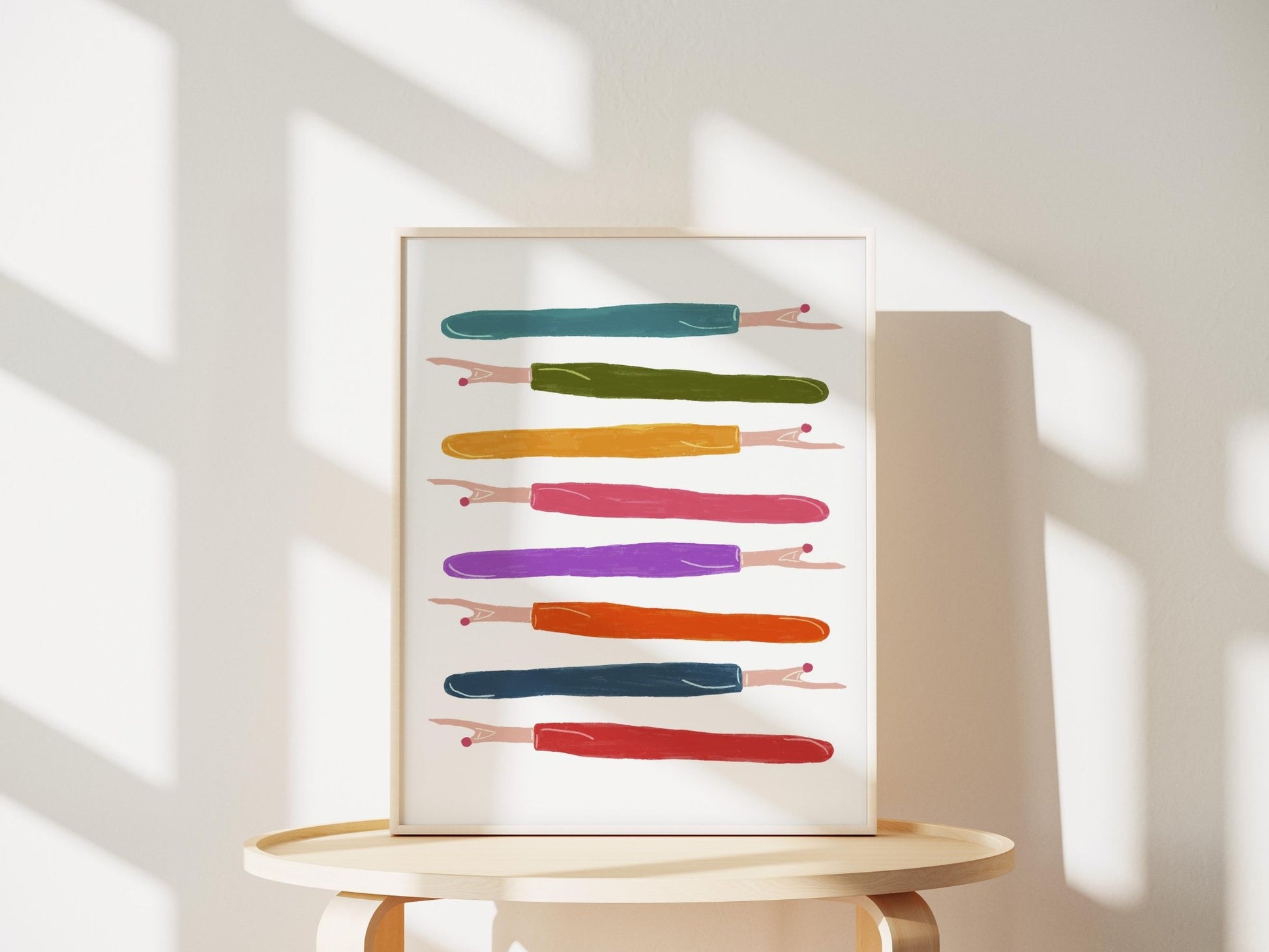 Rainbow Seam Rippers - Wall Art Printable - Lorelei Jayne