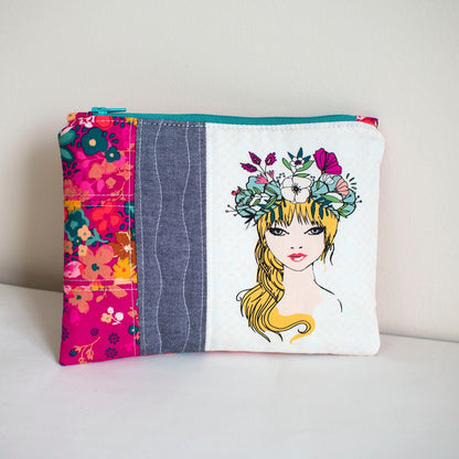 Robyn Pouch PDF Sewing Pattern includes Video and SVG file - Lorelei Jayne