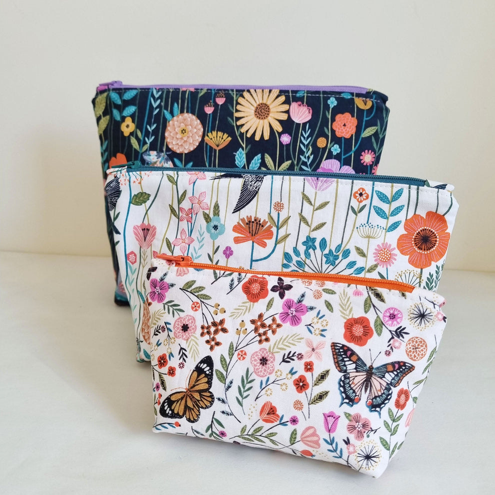 Squared Pouch PDF Sewing Pattern & Video Tutorial - Lorelei Jayne