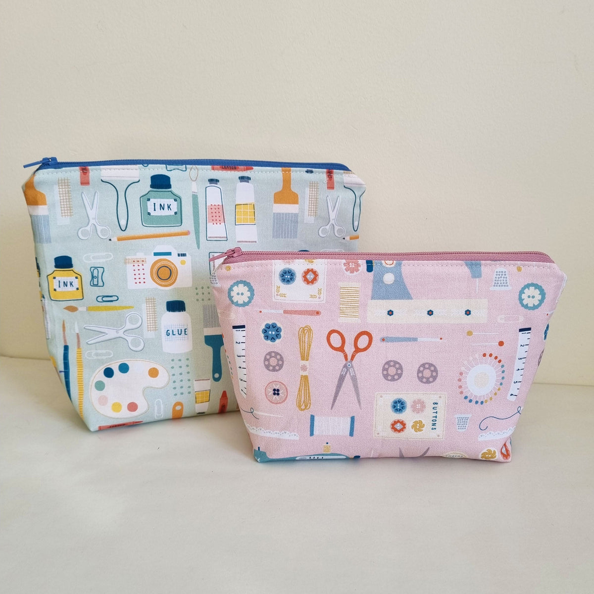 Squared Pouch PDF Sewing Pattern & Video Tutorial - Lorelei Jayne