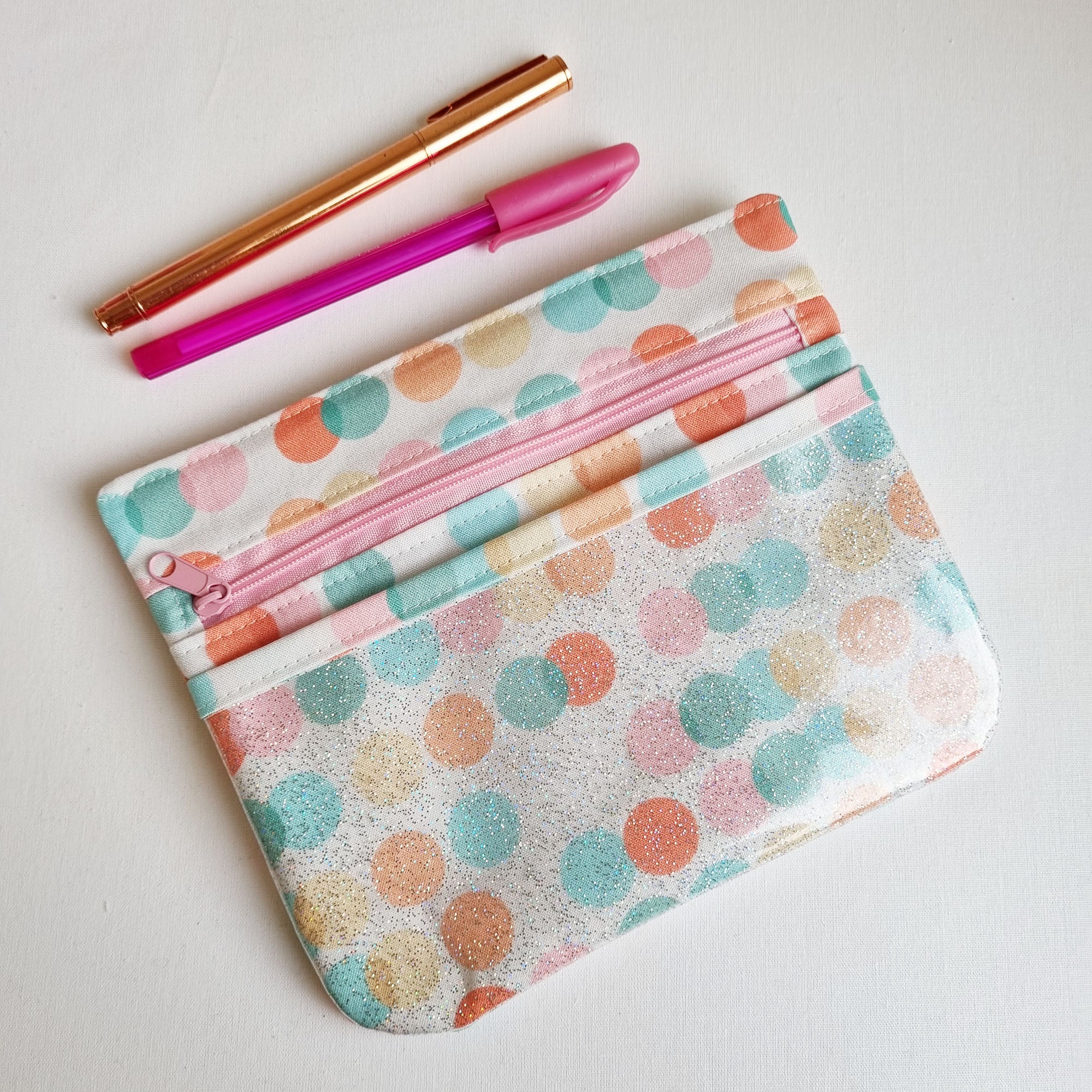 Set of 3 Envelope Pouches Sewing Pattern Accessory Pouch 